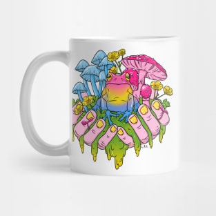 Pansexual Frog Fungi Handful Mug